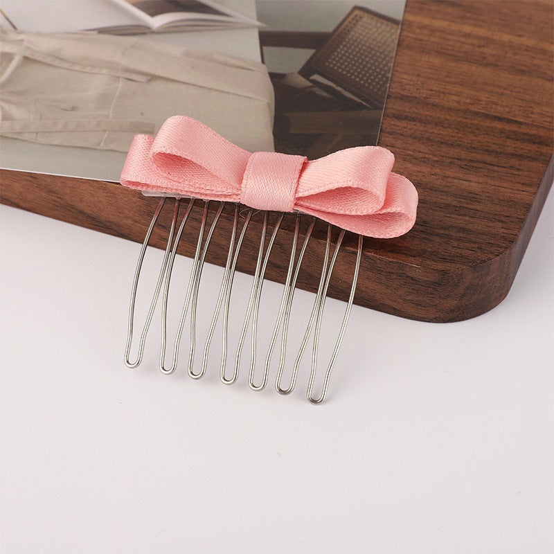 Simple Bow Hair Comb - Non-slip Fitness Accessory