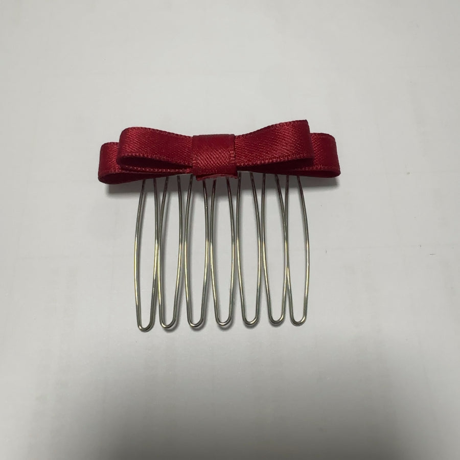 Simple Bow Hair Comb - Non-slip Fitness Accessory
