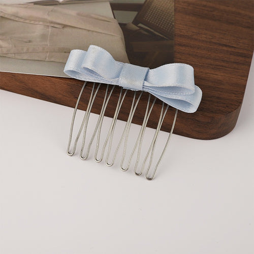 Simple Bow Hair Comb - Non-slip Fitness Accessory