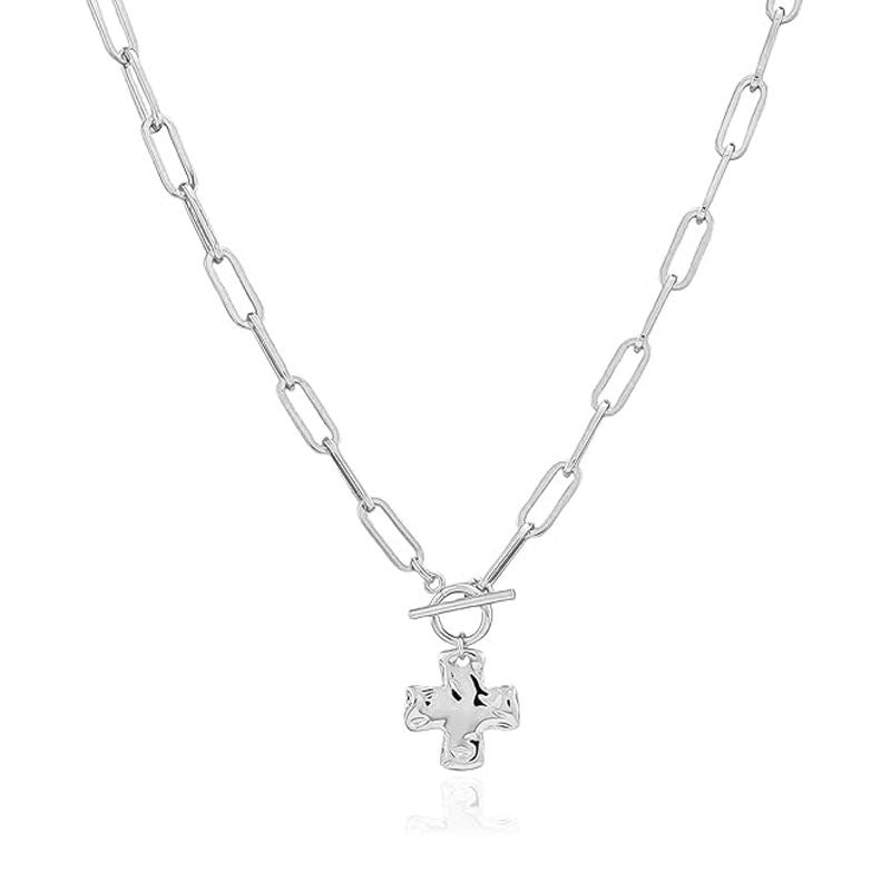 Personalized Hammered Texture Fashion Jewelry Necklace
