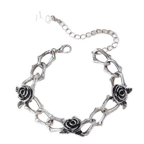 Retro-style Fashionable Rose-shaped Personalized Bracelet