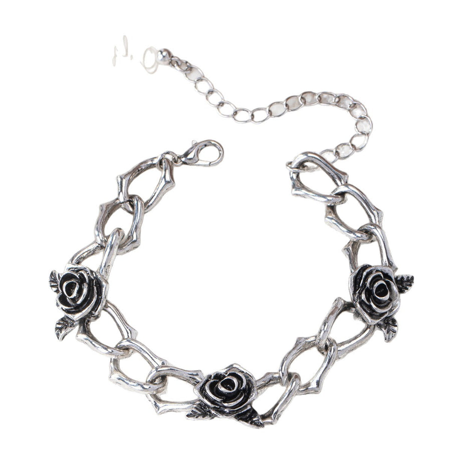 Retro-style Fashionable Rose-shaped Personalized Bracelet
