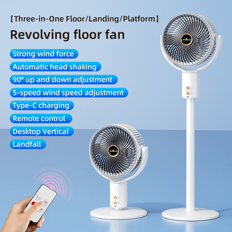 Portable Rechargeable Oscillating Fan for Home Pilates