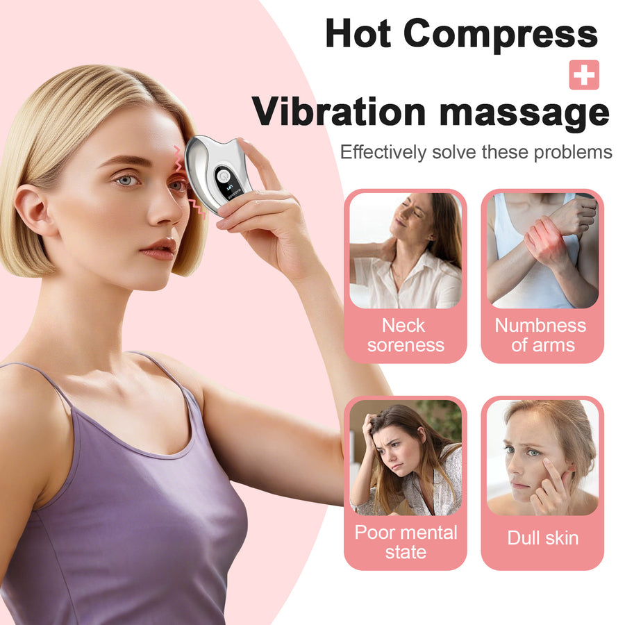 Household Electric Dual-Function Massage Device for Relaxation