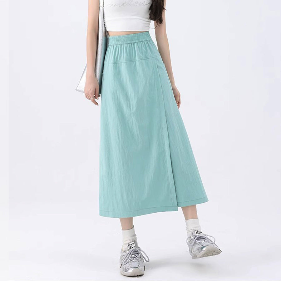 Quick-drying Workwear Skort - Womens Wide-leg Pants