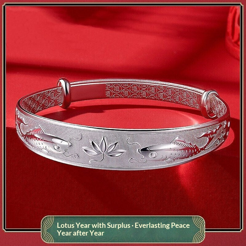 S999 Sterling Silver Women's Bracelet - Elegant & Timeless