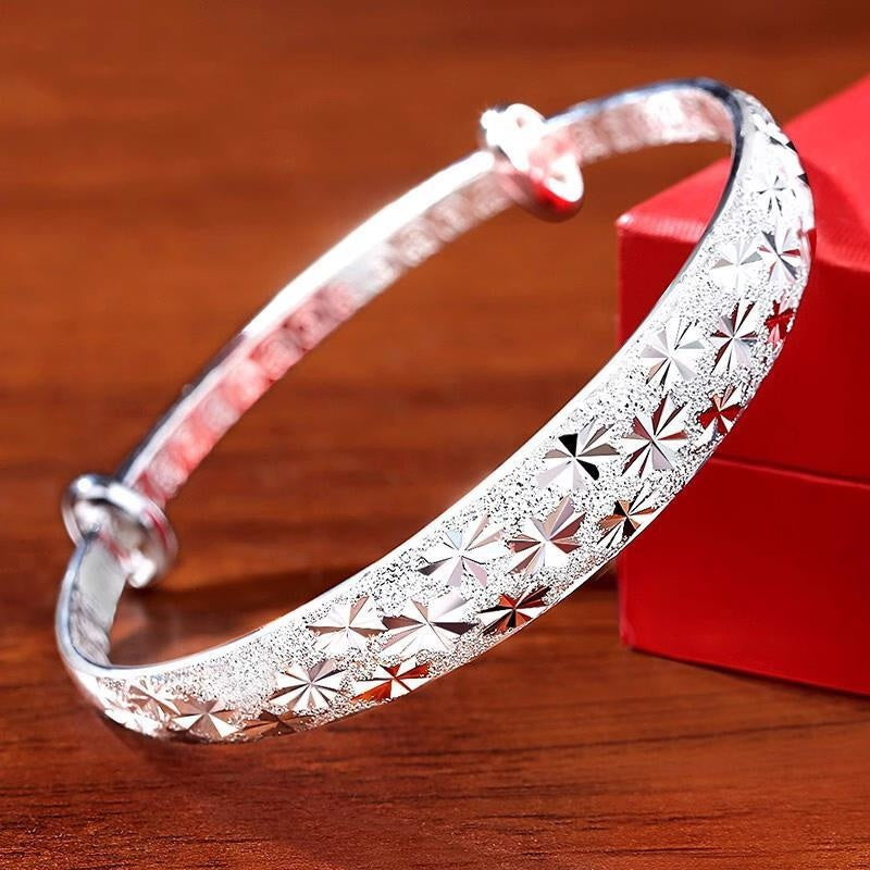 S999 Sterling Silver Women's Bracelet - Elegant & Timeless