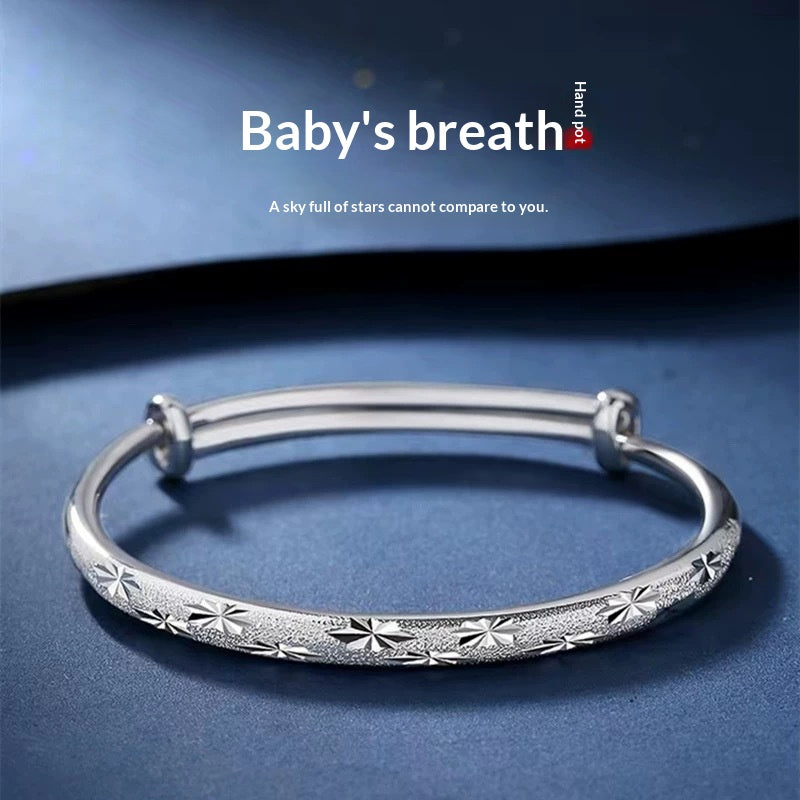 S999 Sterling Silver Women's Bracelet - Elegant & Timeless