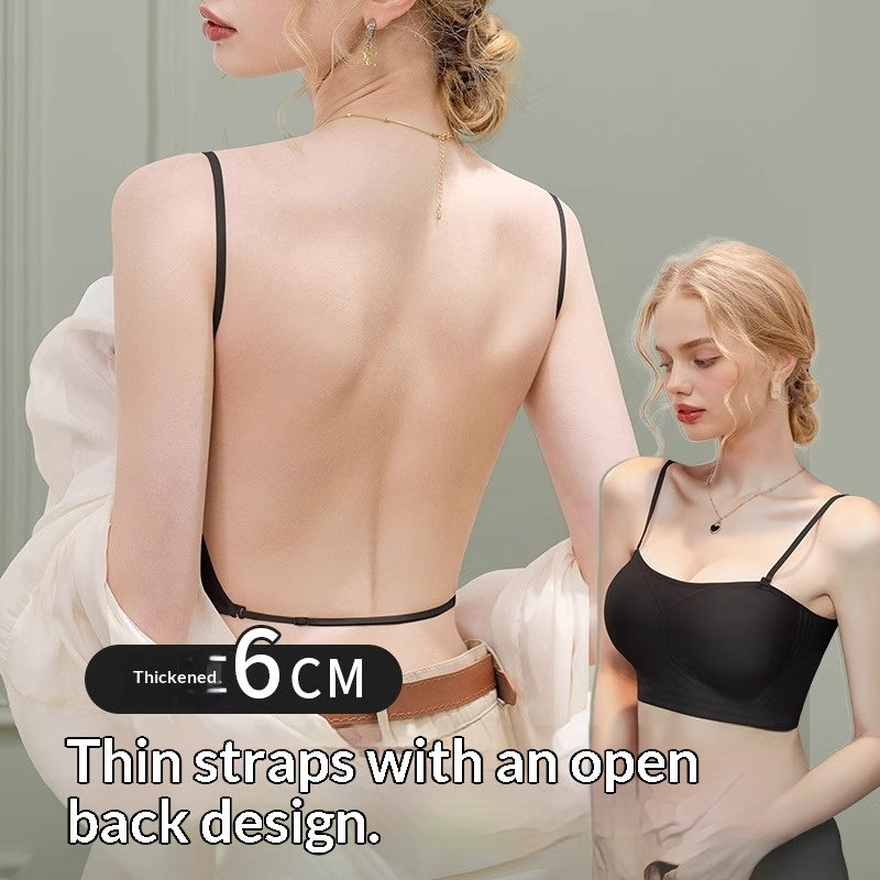 A Beautiful Back Bra for Liquid Foundation Application