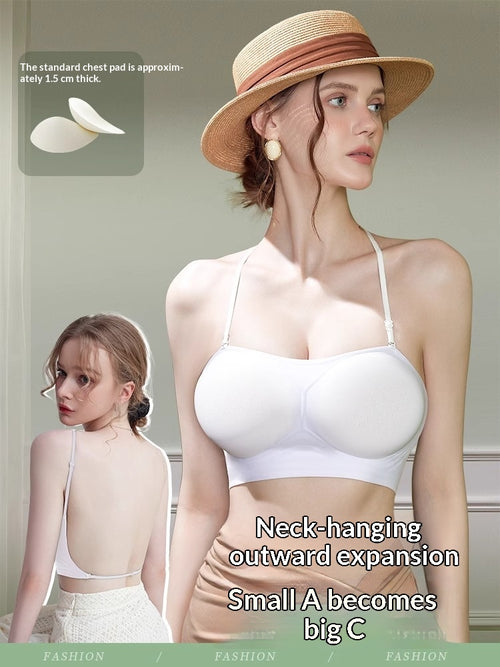 A Beautiful Back Bra for Liquid Foundation Application