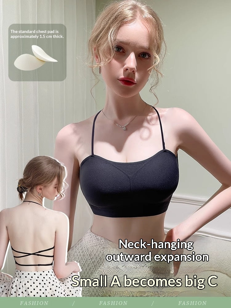 A Beautiful Back Bra for Liquid Foundation Application