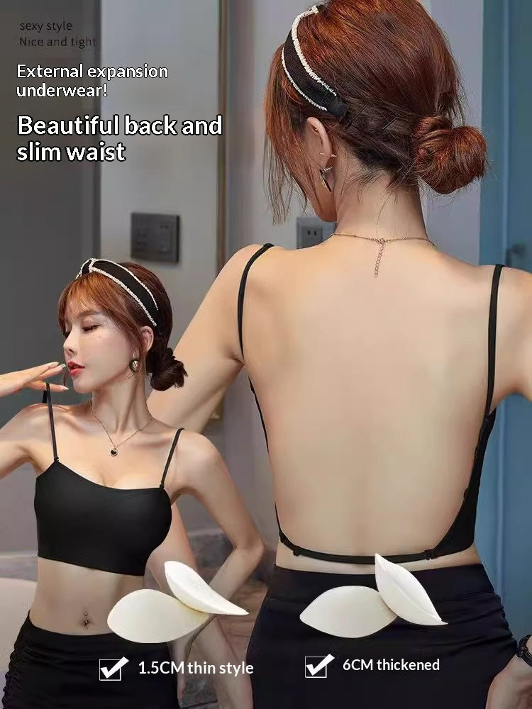 A Beautiful Back Bra for Liquid Foundation Application
