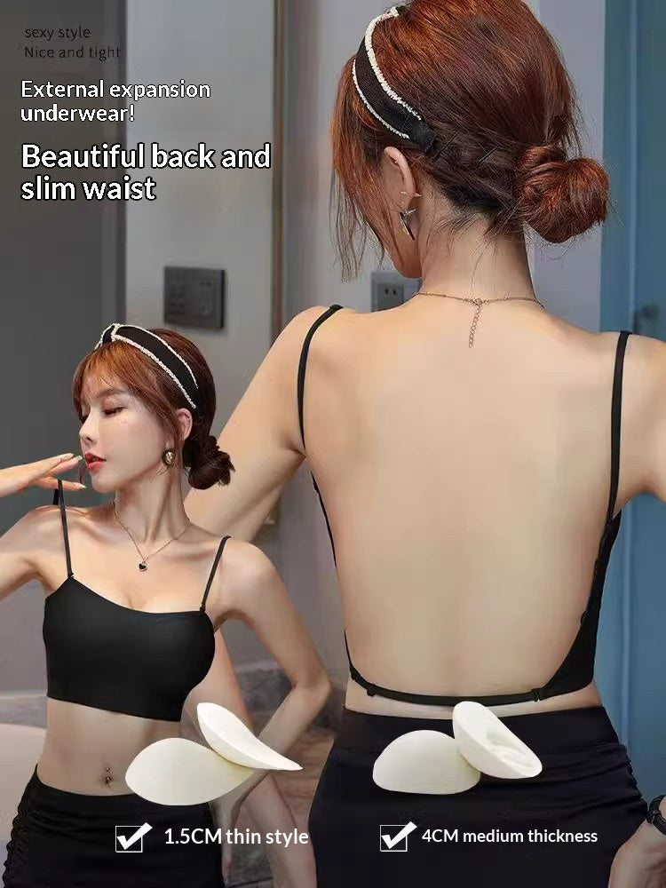 A Beautiful Back Bra for Liquid Foundation Application