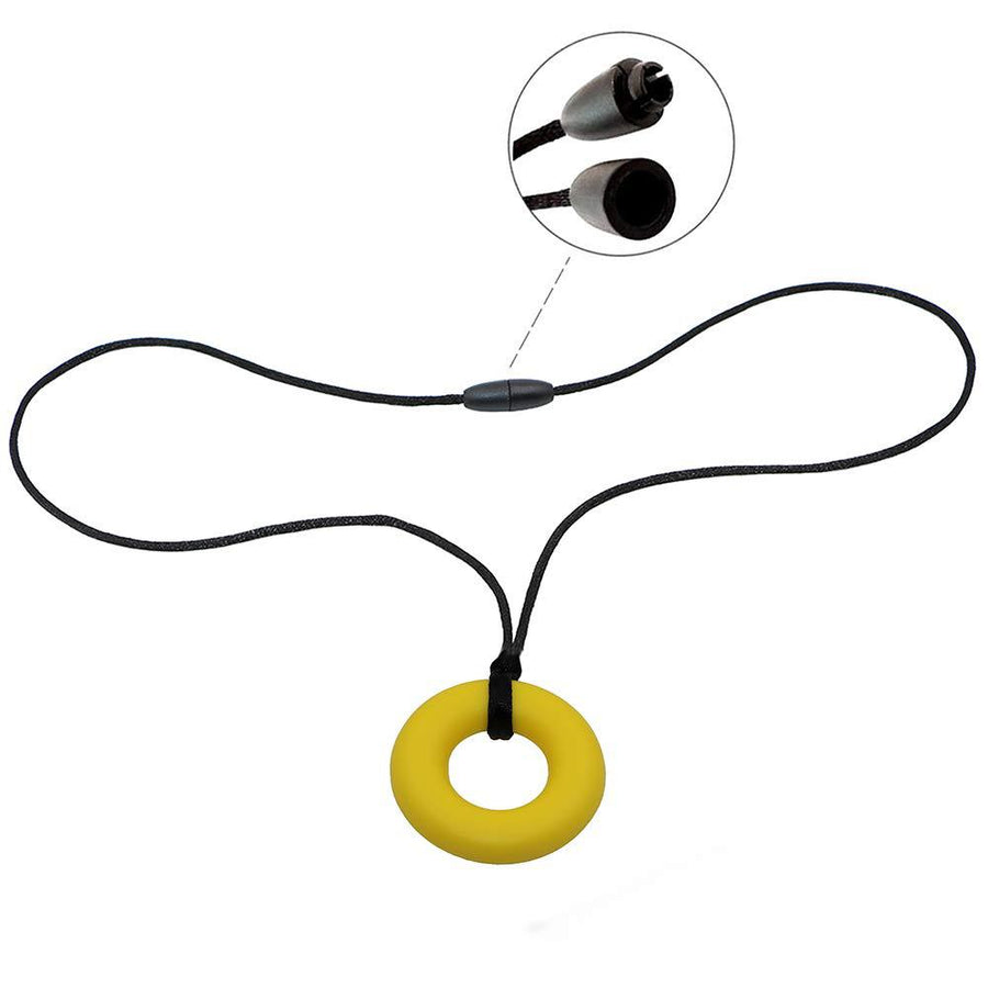 Sensory Chewable Pendant Necklace Toy for Calm Focus