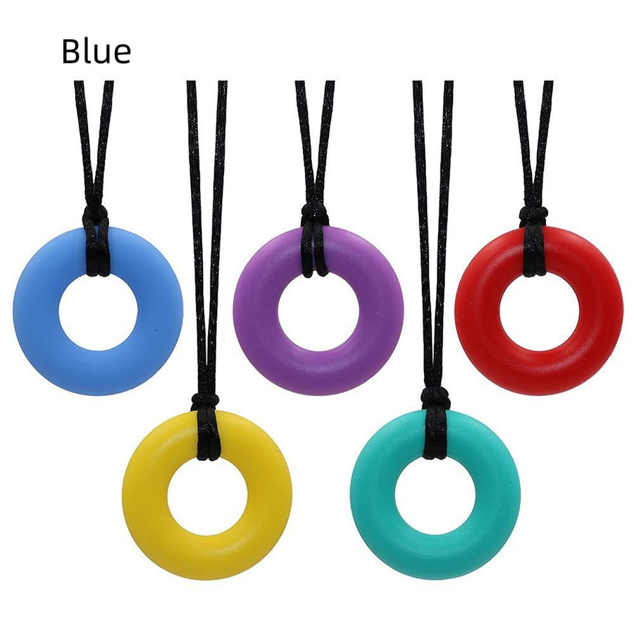 Sensory Chewable Pendant Necklace Toy for Calm Focus