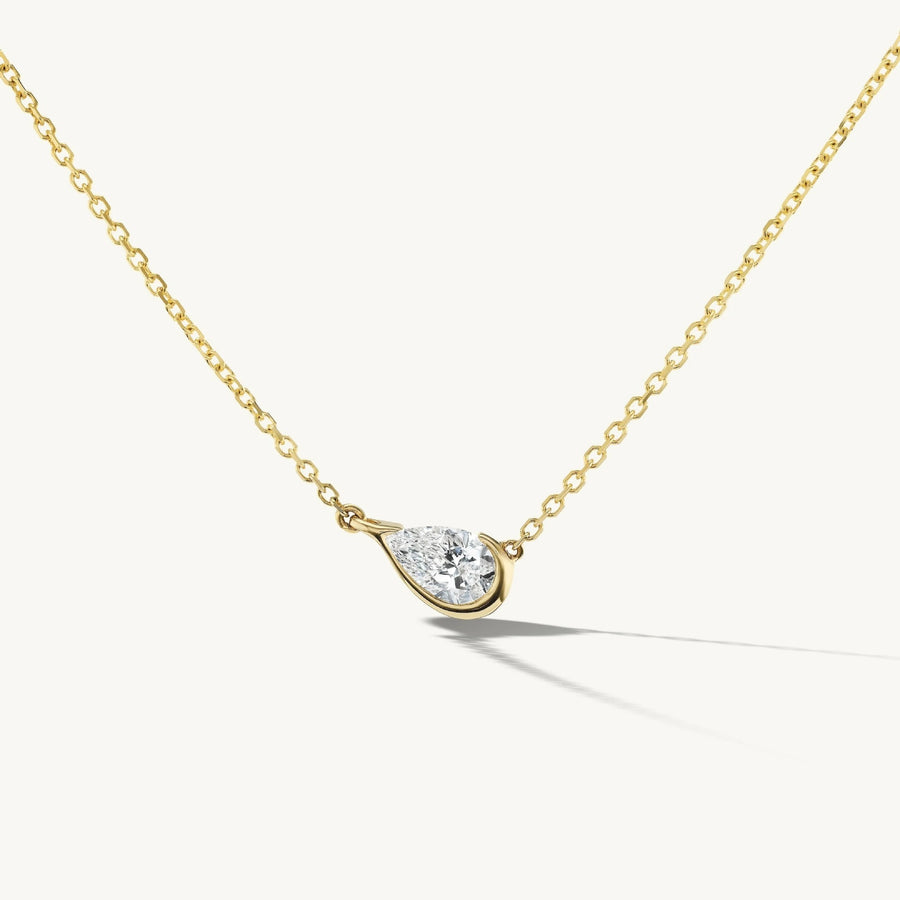Water-drop Diamond Tassel Multi-stone Necklace