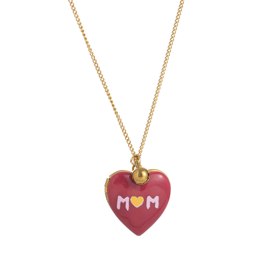 Stainless Steel Flower Hinged Photo Album Necklace