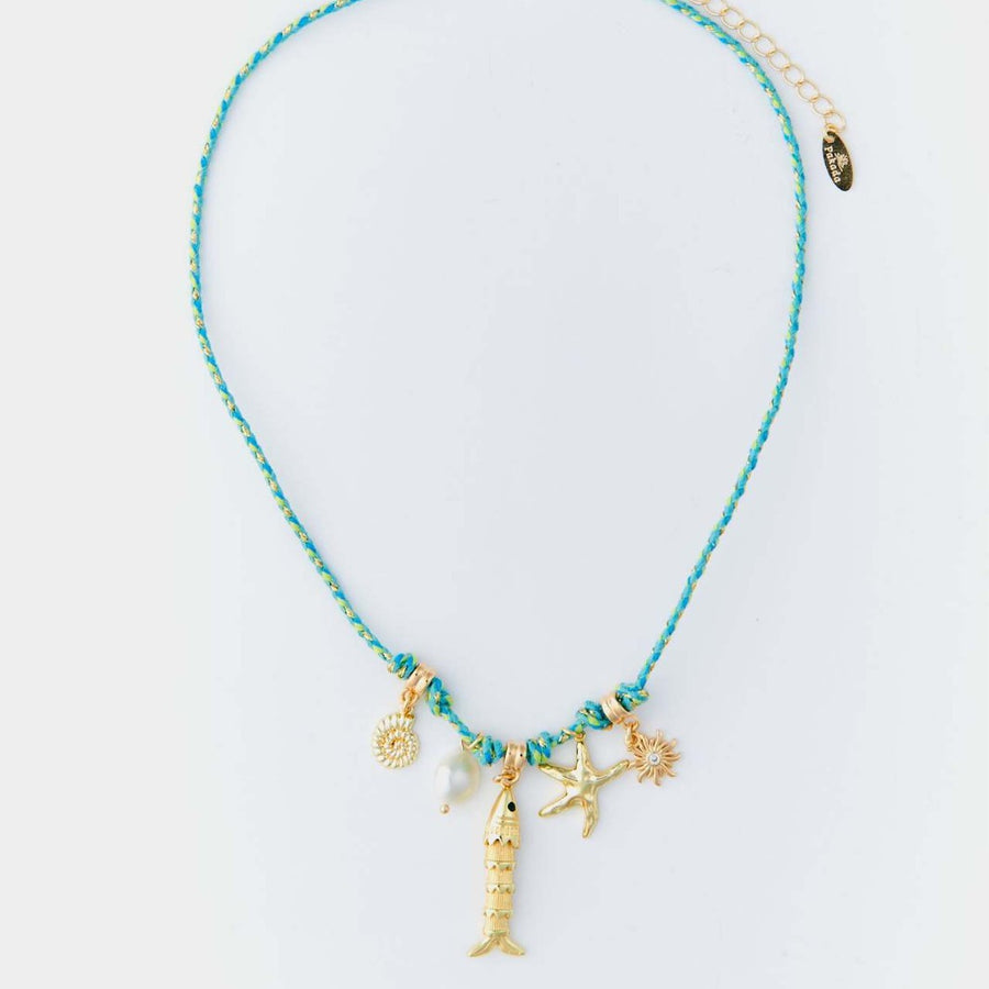 New Summer Shell Starfish and Pearl Necklace for Effortless Style