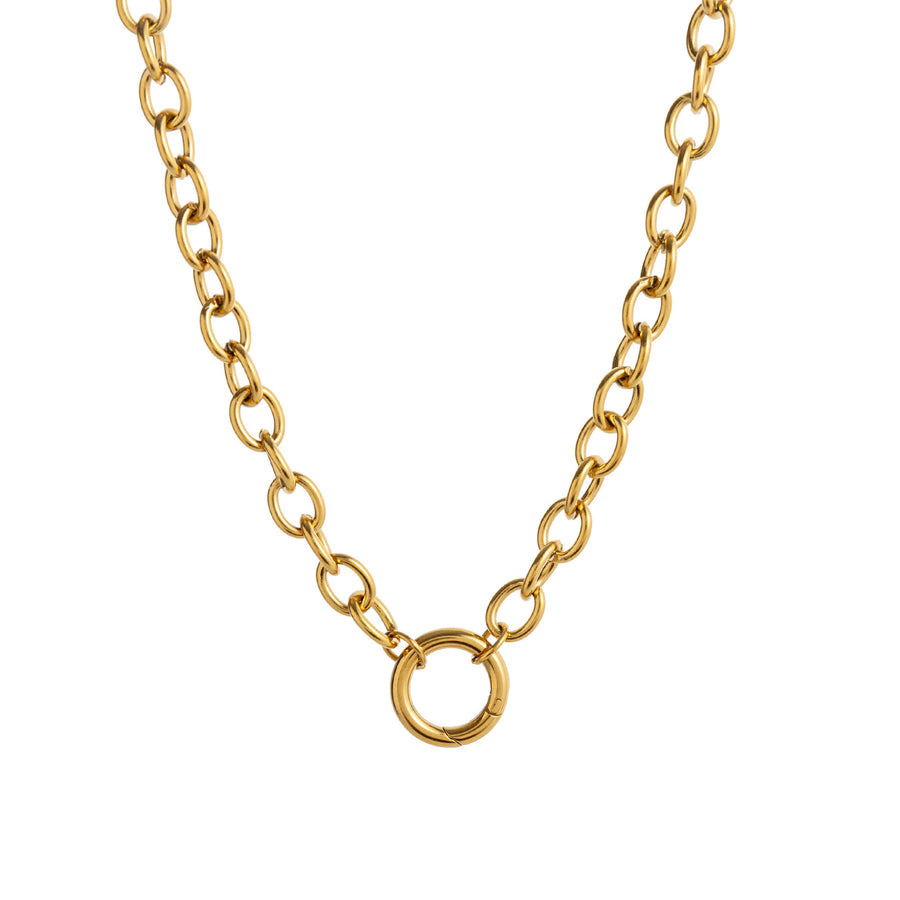 Womens Paperclip Snake Bone Basic Chain Bracelet