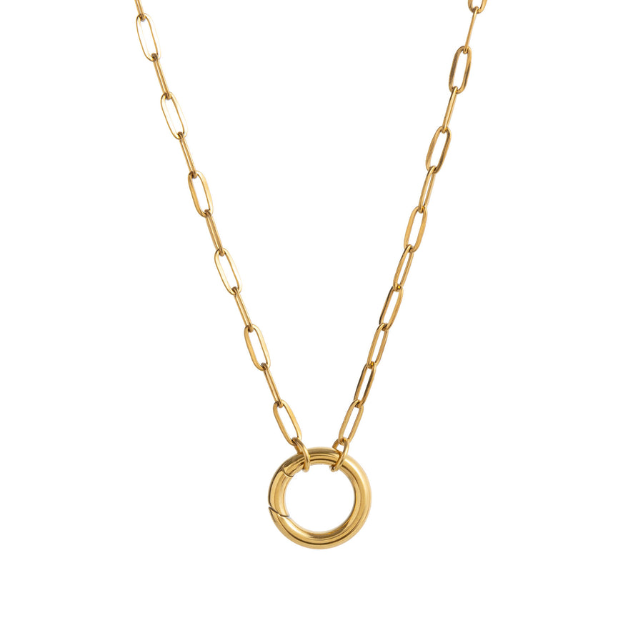 Womens Paperclip Snake Bone Basic Chain Bracelet