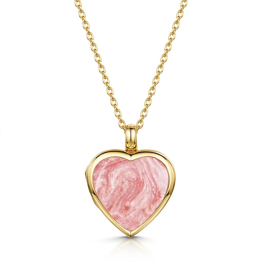 Stainless Steel Heart Square and Round Necklace for Elegance