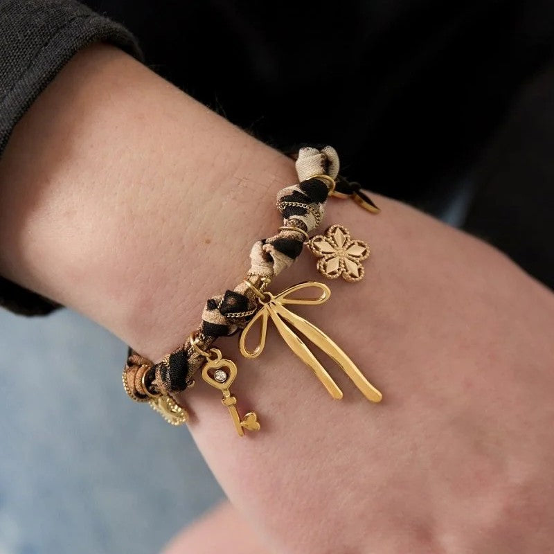 Elegant Stainless Steel Necklace and Bracelet Set for Women