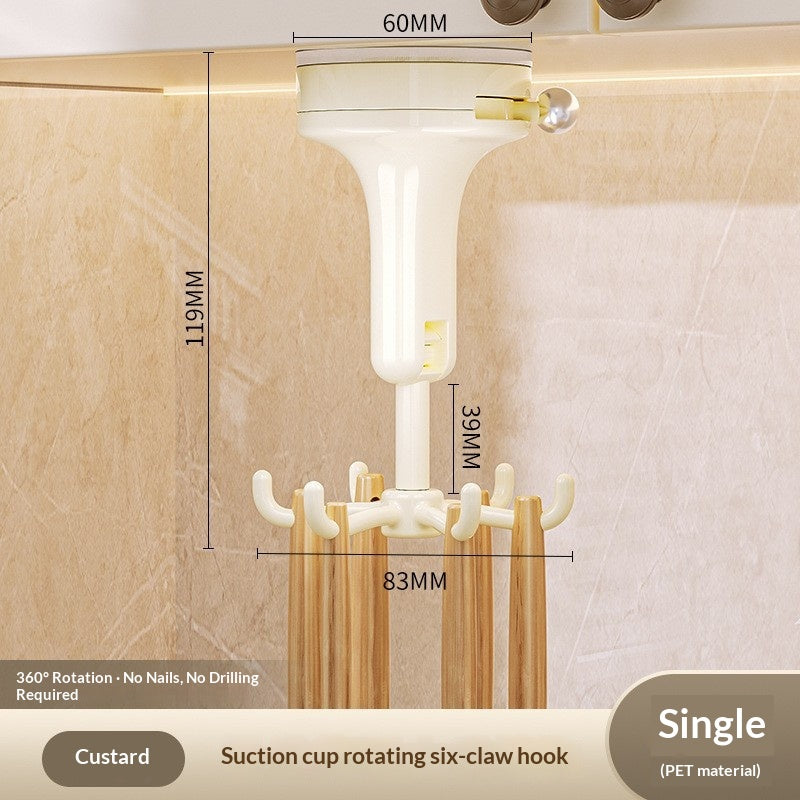 Multifunctional Hair Tie and Jewelry Wall-Mounted Storage Rack
