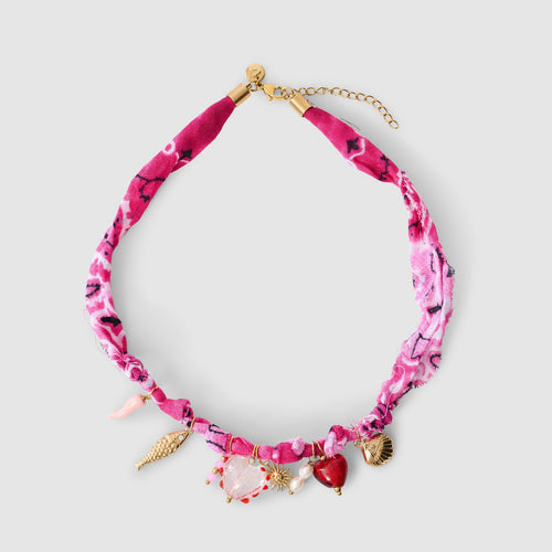 Fashionable Colorful Rope Sea Star Shell Necklace