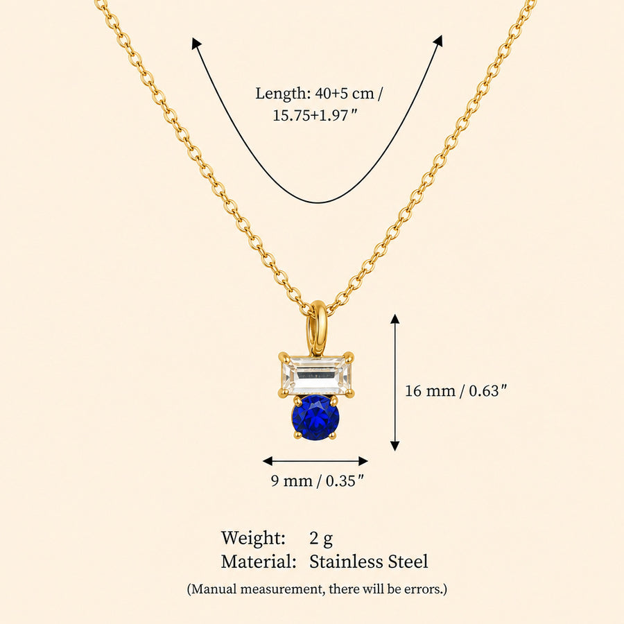 New Arrival December Beaded O-chain Gold-plated Necklace