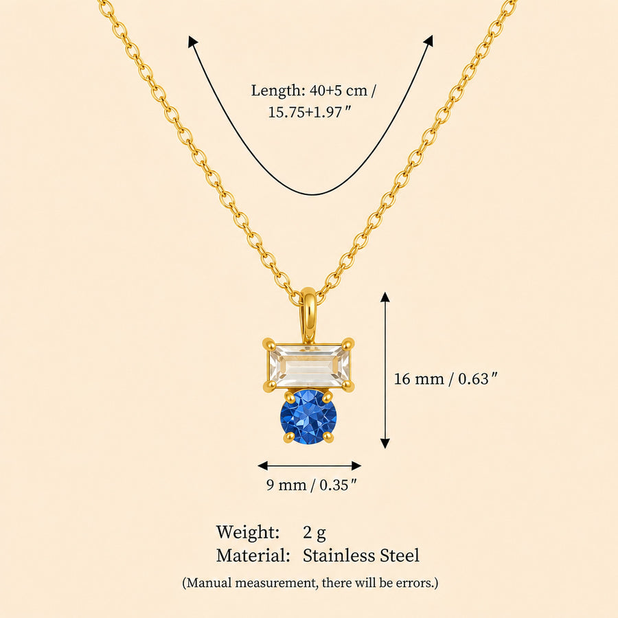 New Arrival December Beaded O-chain Gold-plated Necklace