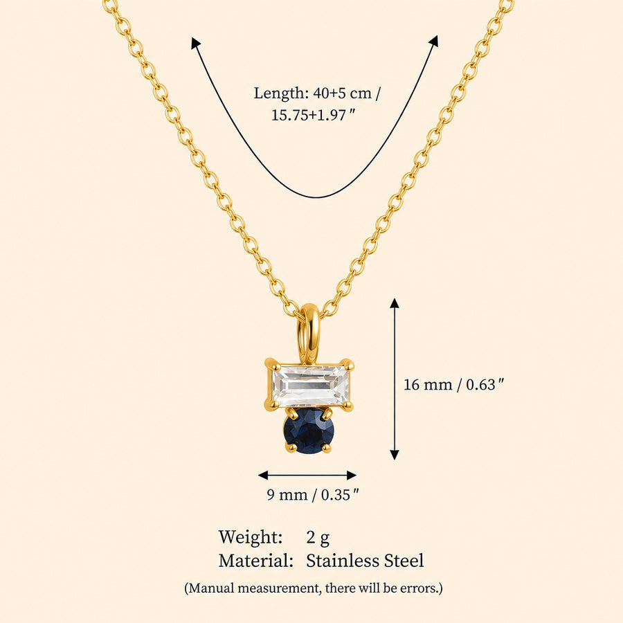 New Arrival December Beaded O-chain Gold-plated Necklace