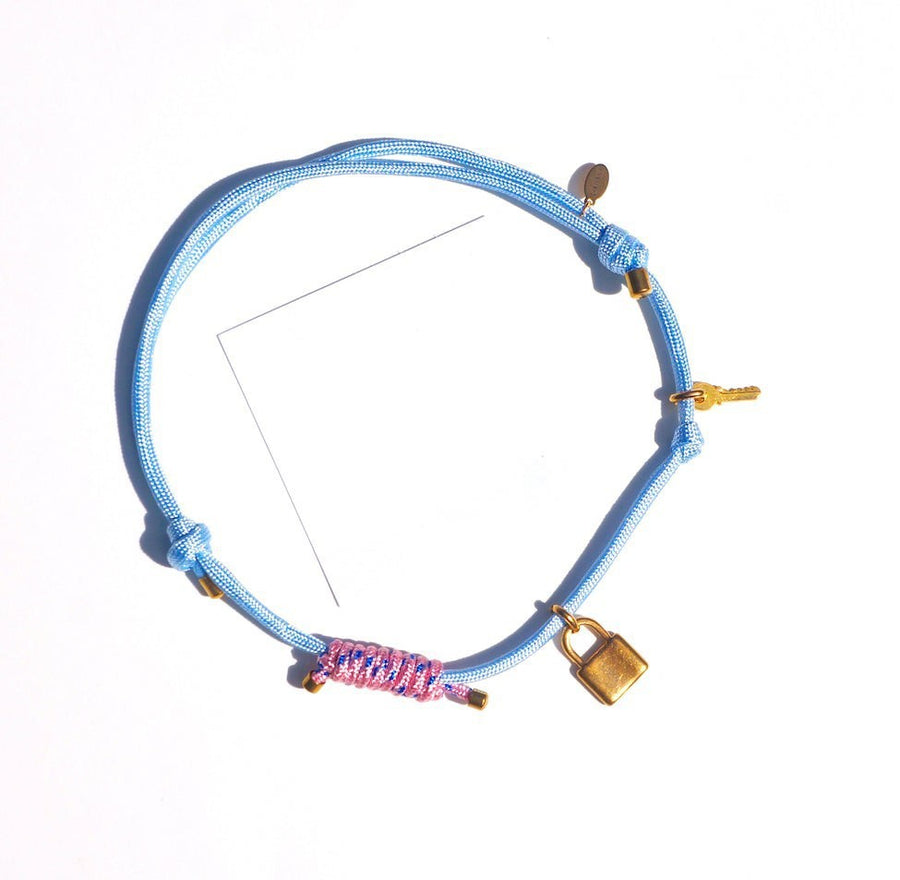 Stainless Steel Gold Mushroom Lucky Charm Necklace