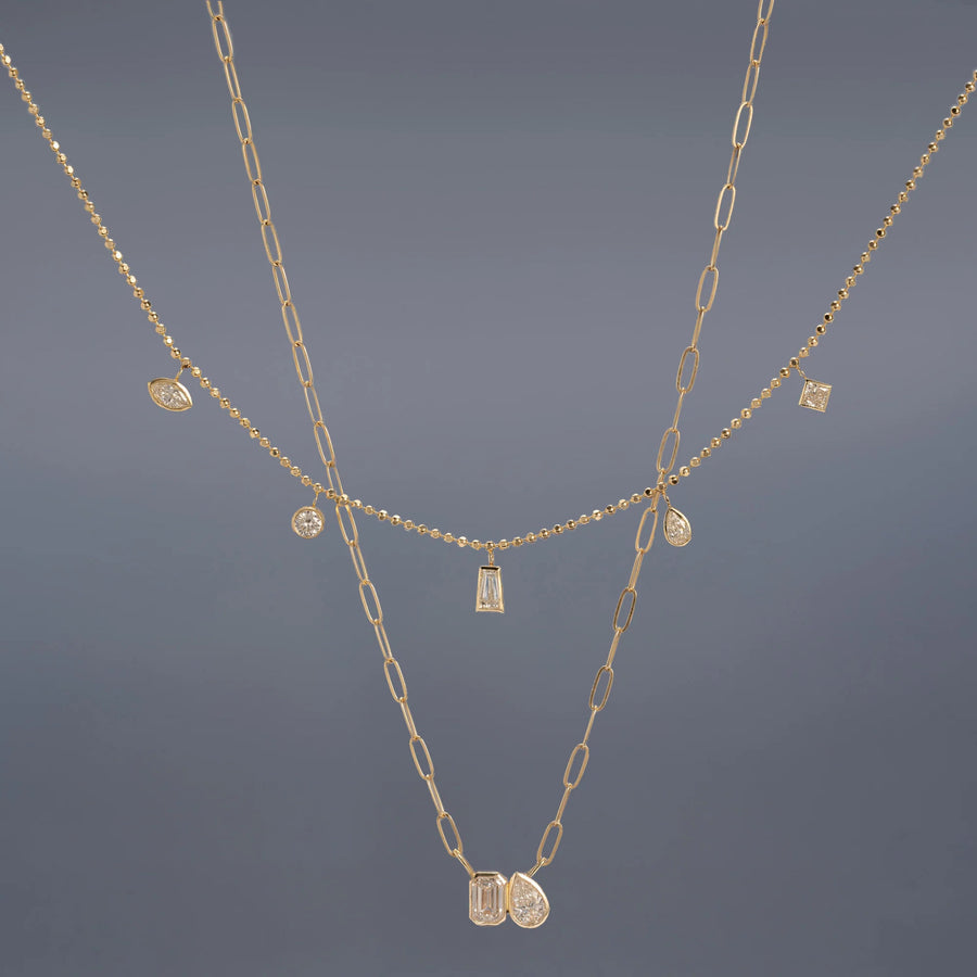 European and American-style Layered Necklace Set for Trendy Looks