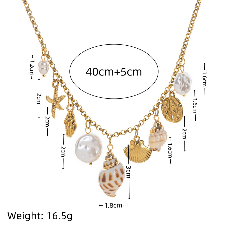 Stainless Steel Vacuum Plated 18K Necklace for Elegant Style