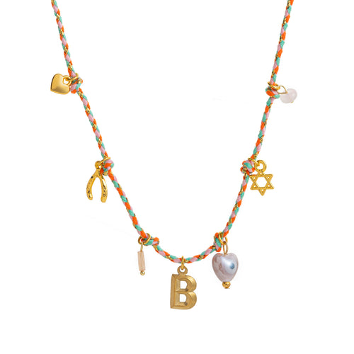 Fashionable 18K Gold Letter Necklace for Every Occasion