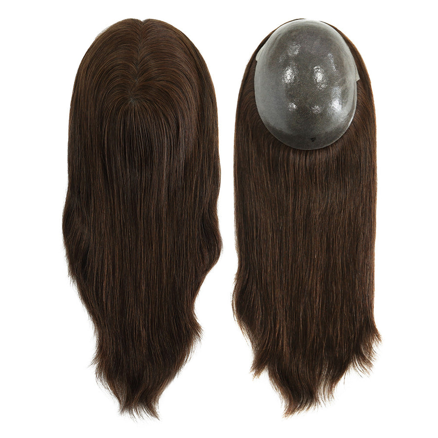 Real Human Hair Full Headpiece for Women - Perfect for Styling