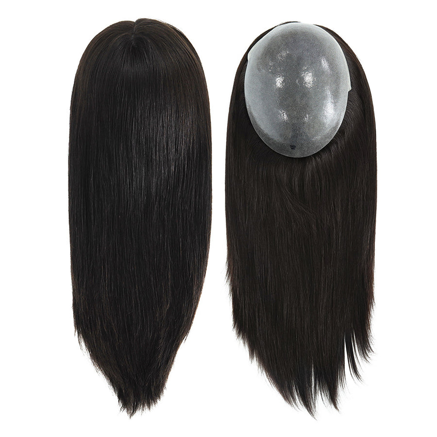 Real Human Hair Full Headpiece for Women - Perfect for Styling