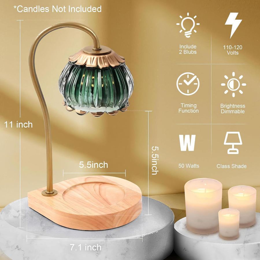 Warm Atmosphere Wooden Desk-side Night Light