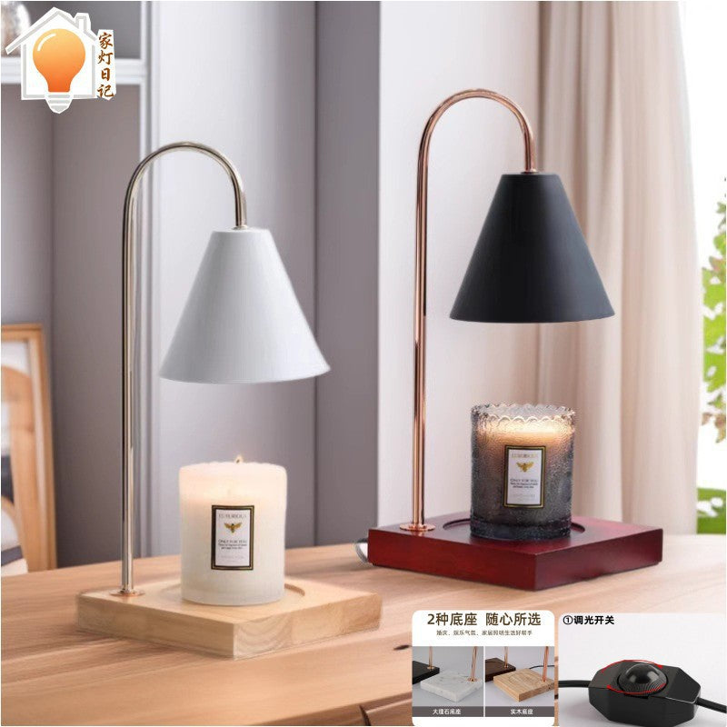 Warm Atmosphere Wooden Desk-side Night Light