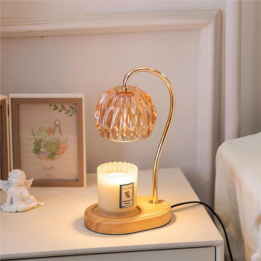 Warm Atmosphere Wooden Desk-side Night Light