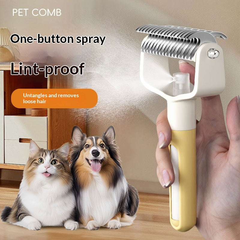 Detangling Spray Comb for Hassle-Free Pet Grooming