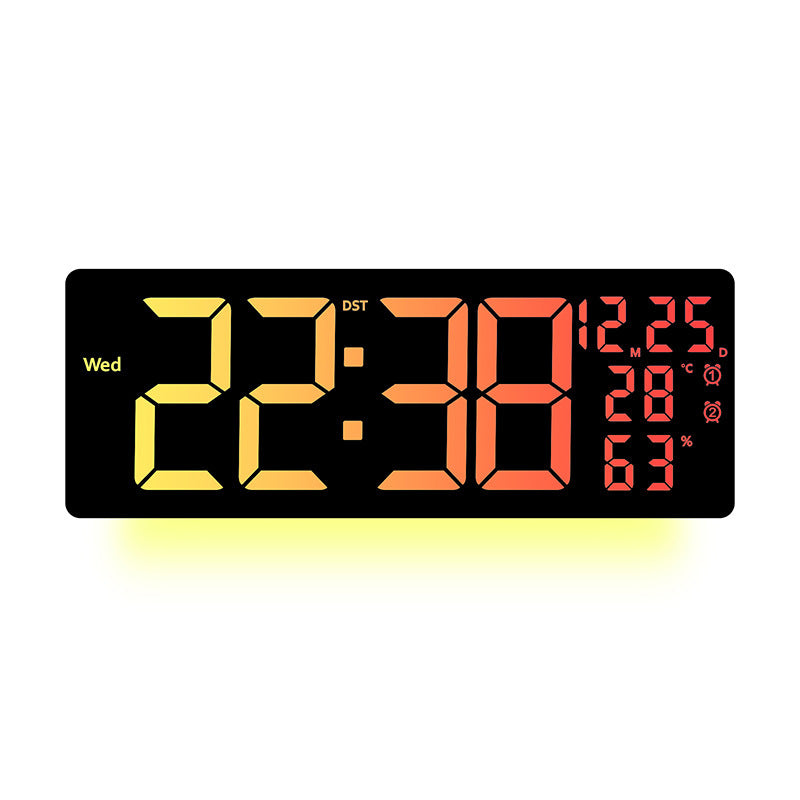 LED RGB Color-Changing Living Room Wall Clock