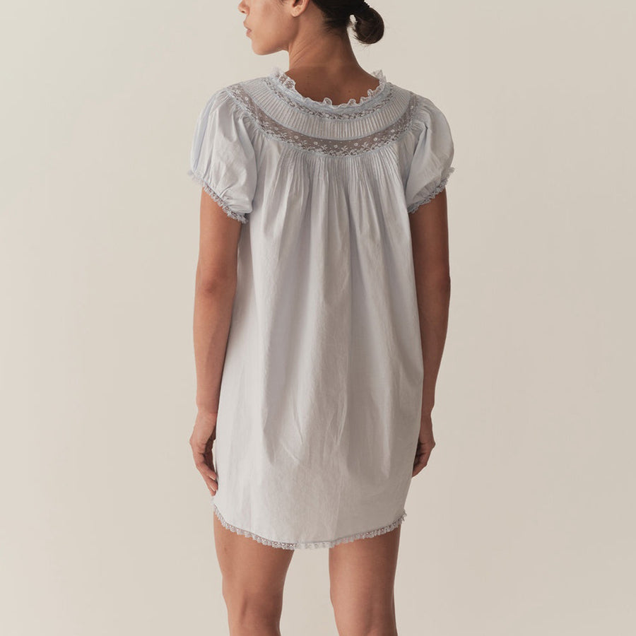 Summer New Arrival Lace-trimmed Round-neck Dress