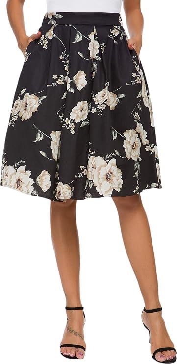 Stylish Digital-Print Womens Midi Skirt for Every Occasion