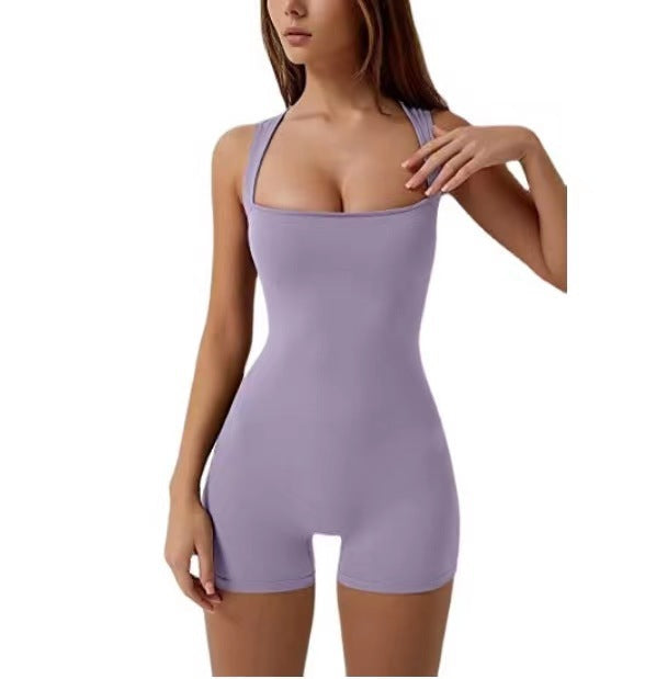Vest Tummy-Control Stretchy Shorts Bodysuit for All-Day Comfort