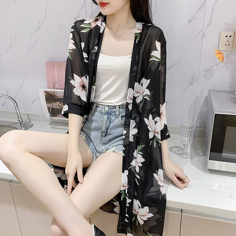 Womens Long-sleeve Sun-protective Trench Coat