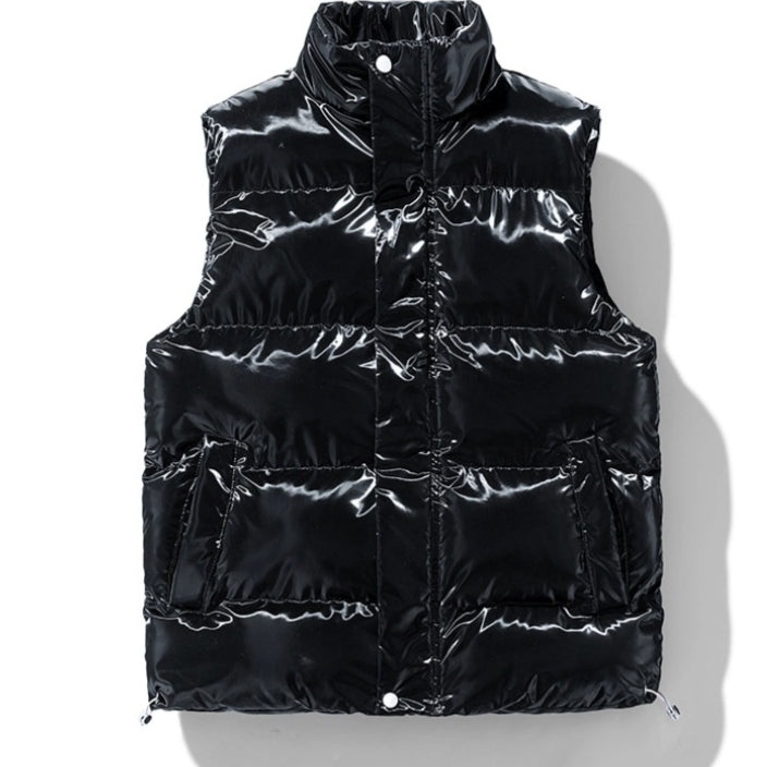 Womens Casual Loose-Fit Down Padded Vest for Comfort