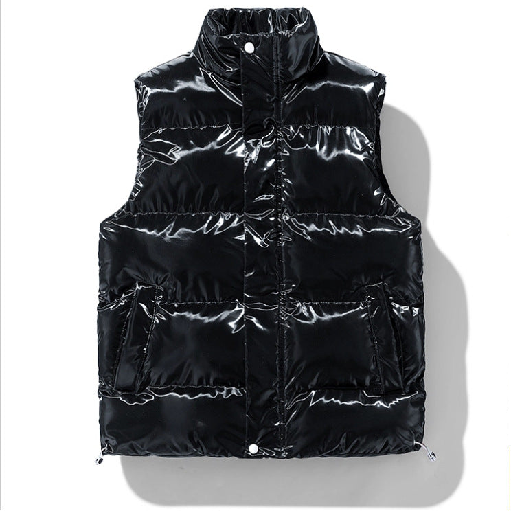 Womens Casual Loose-Fit Down Padded Vest for Comfort