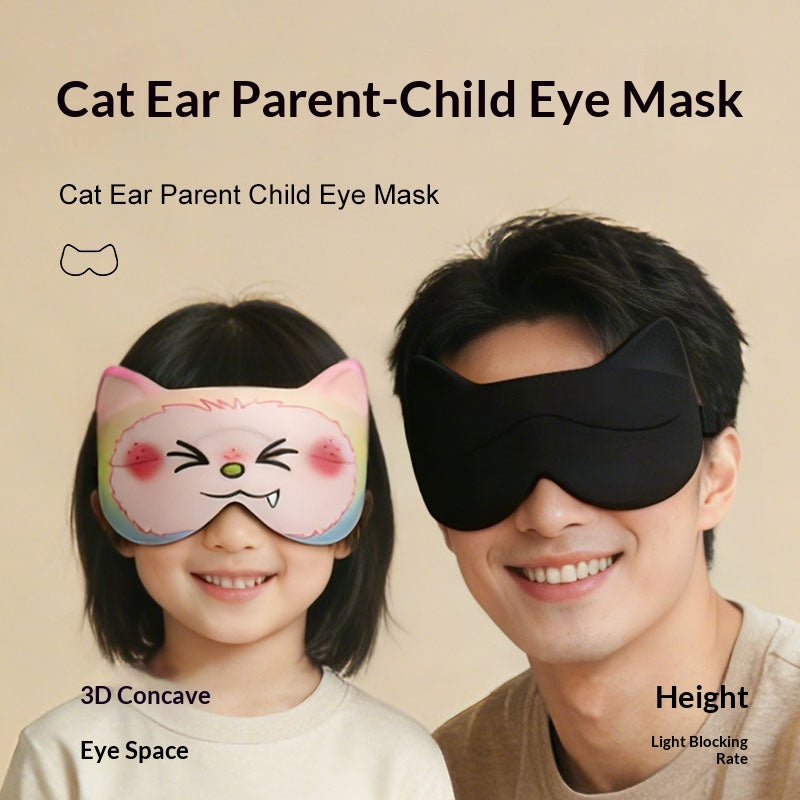 3D Stereoscopic Eye Mask for Sleep and Relaxation