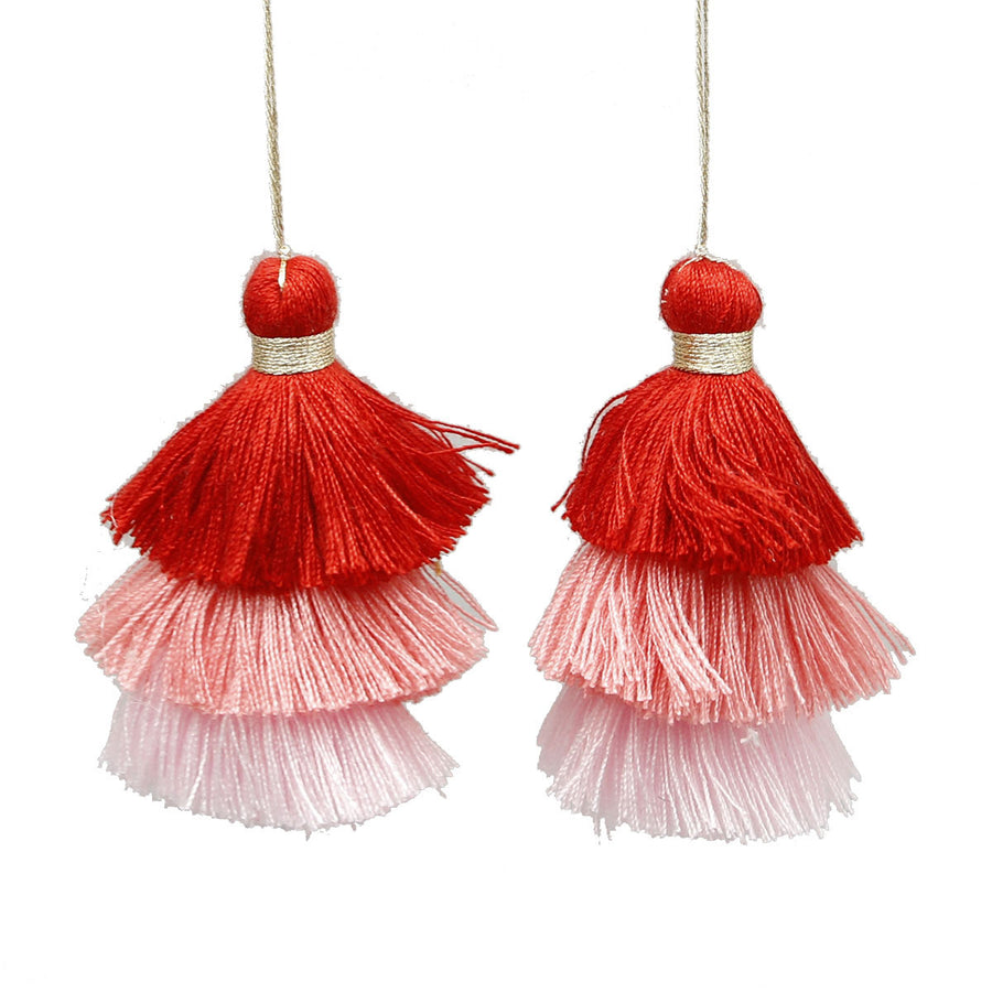 Colorful Five-layer Tassel DIY Phone Charm Bracelet
